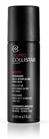 COLLISTAR UOMO MULTIACTIVE DEODORANT 24 HRS DRY SPRAY 125ML